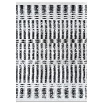 World Rug Gallery Contemporary Minimalistic Stripe Lines Area Rug