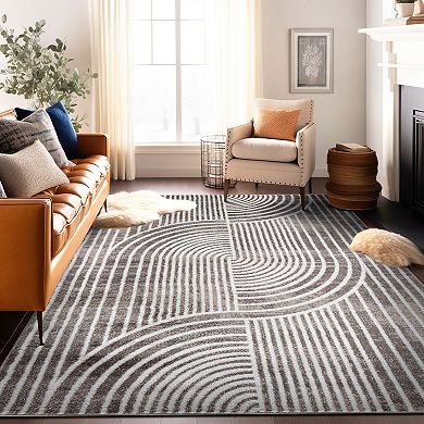 World Rug Gallery Contemporary Arch Knot Design Area Rug