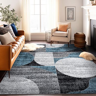 World Rug Gallery Modern Geometric Design Area Rug