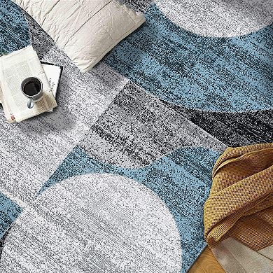 World Rug Gallery Modern Geometric Design Area Rug