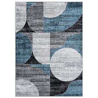 World Rug Gallery Modern Geometric Design Area Rug