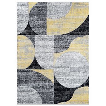 World Rug Gallery Modern Geometric Design Area Rug