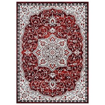 World Rug Gallery Traditional Medallion Area Rug