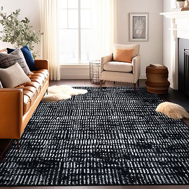 World Rug Gallery Sky Bohemian Minimalist Area Rug