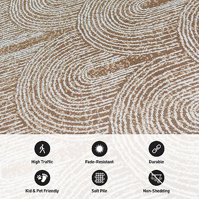 World Rug Gallery Milan Contemporary Bohemian Arch Area Rug