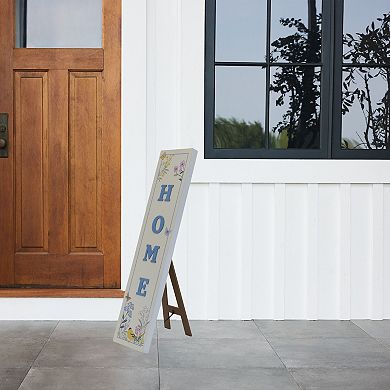 Floral Home Porch Leaner