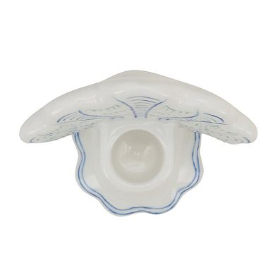 Shell Ceramic Taper Candle Holder Table Decor