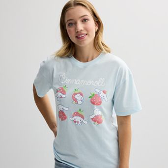 Juniors' Sanrio Cinnamoroll Graphic Tee