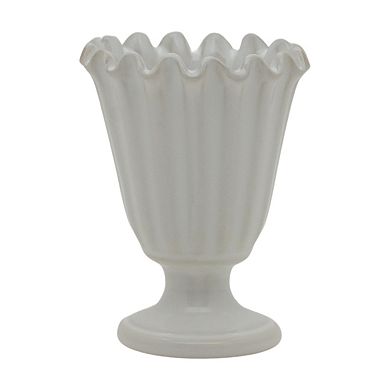 Mini Scalloped Top Vase