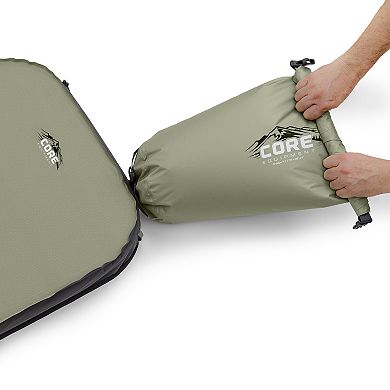 Core Self Inflating Single Camp Bed