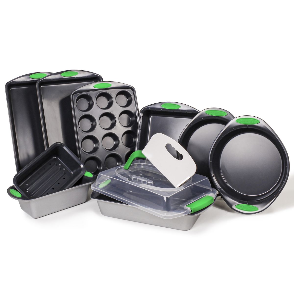 BergHOFF Perfect Slice 11-Piece Bakeware Set - Green