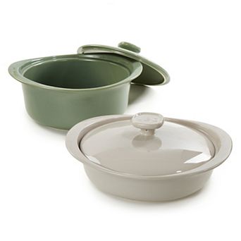 BergHOFF Balance 4 pc Stone Casserole Dish Set with Covers