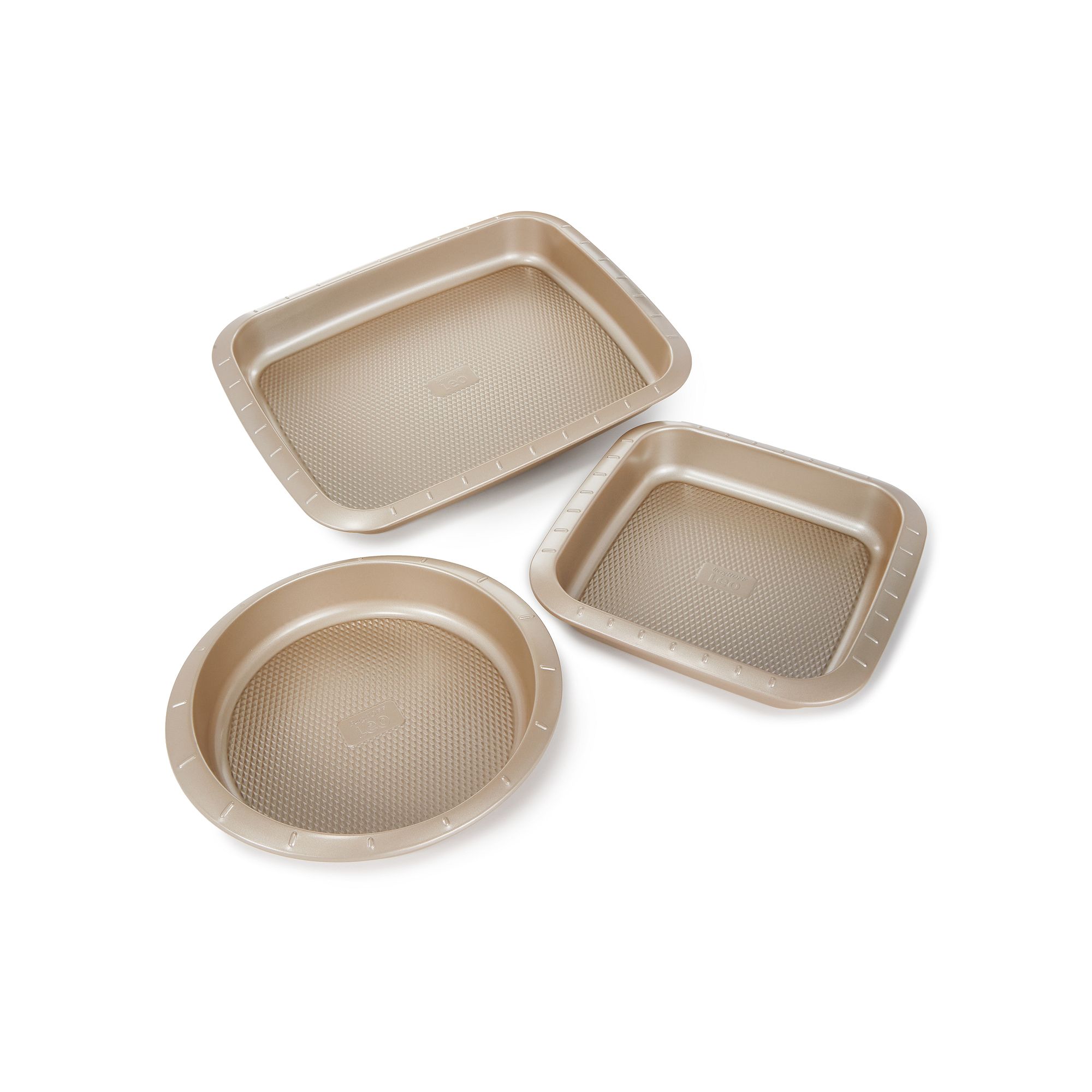 BergHOFF Balance 3-pc. Nonstick Carbon Steel Cake Pan Set, Beige