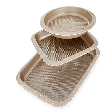BergHOFF Balance 3-pc. Nonstick Carbon Steel Cake Pan Set