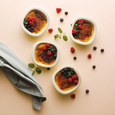 BergHOFF Balance 4-pc. Stone Ramekin Crème Brulée Dish Set