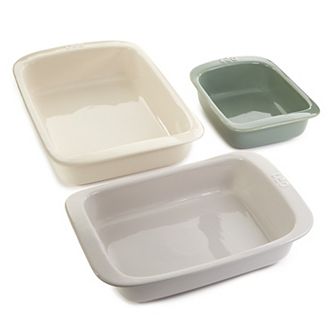 BergHOFF Balance 3 pc Stone Rectangular Baking Dish Set