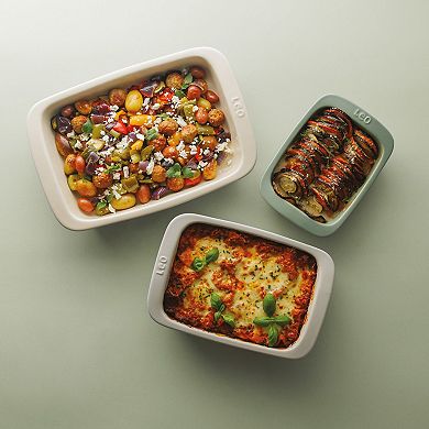BergHOFF Balance 3-pc. Stone Rectangular Baking Dish Set