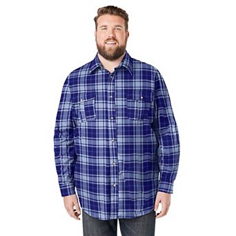 KingSize Men's Big & Tall Signature Plaid Flannel Shirt