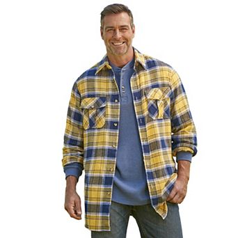 KingSize Men's Big & Tall Signature Plaid Flannel Shirt