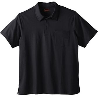 KingSize Men's Big & Tall Heavyweight Jersey Polo Shirt