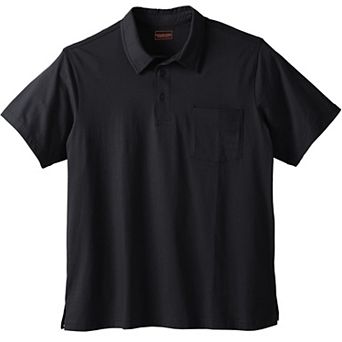 KingSize Men's Big & Tall Heavyweight Jersey Polo Shirt
