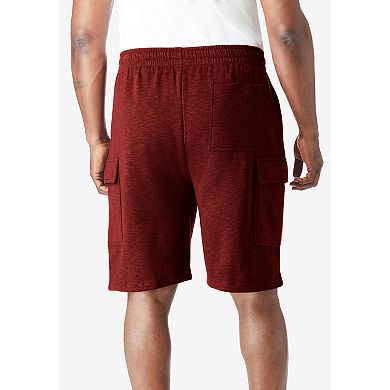 KingSize Men's Big & Tall 10 Fleece Cargo Shorts