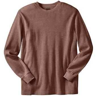 KingSize Men's Big & Tall Waffle-Knit Thermal Crewneck Tee