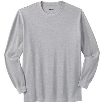 KingSize Men's Big & Tall Waffle-Knit Thermal Crewneck Tee