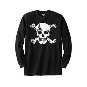 KingSize Men's Big & Tall Waffle-Knit Thermal Crewneck Tee