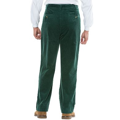 KingSize Men's Big & Tall Six-Wale Corduroy Plain Front Pants