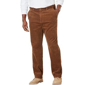 KingSize Men's Big & Tall Six-Wale Corduroy Plain Front Pants