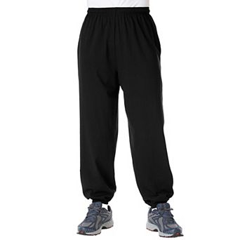 KingSize Men's Big & Tall Lightweight Jersey Elastic Cuff Sweatpants