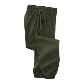 KingSize Men's Big & Tall Lightweight Jersey Elastic Cuff Sweatpants