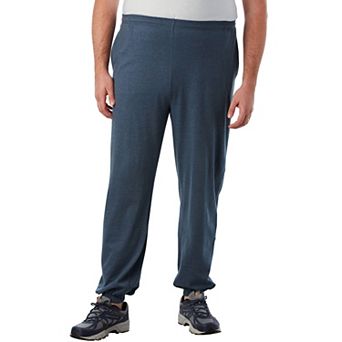 KingSize Men's Big & Tall Lightweight Jersey Elastic Cuff Sweatpants