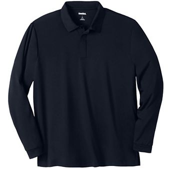 KingSize Men's Big & Tall No Sweat Long Sleeve Polo