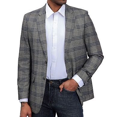 Men's Glen Plaid Jacket, Sport Coat Only