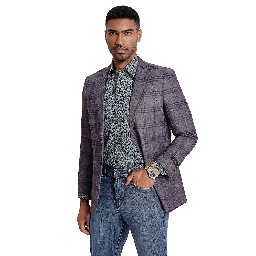 Men's Glen Plaid Jacket, Sport Coat Only