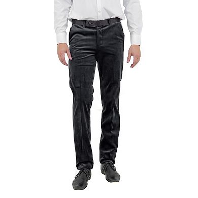 Men's Hybrid-Fit Velvet Suit Separates, Pants Only