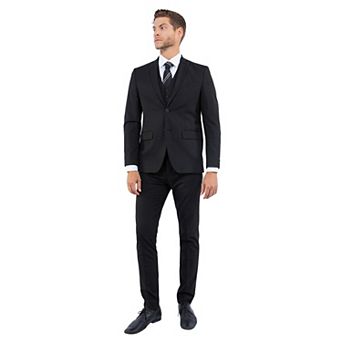 Men's 4-Way Stretch Slim-Fit 3 pc Suit Set (Made to Move)