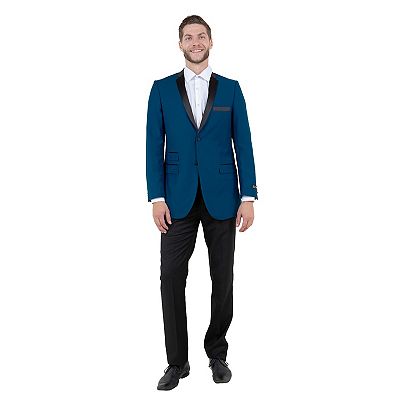 Men s Slim fit Tuxedo Sport Coat W Satin Notch Lapel