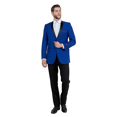 Men's Slim-fit Tuxedo Sport Coat W/ Satin Notch Lapel