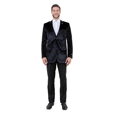 Men's Modern-Fit Velvet Jacket, Sportcoat Only
