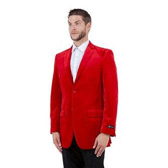 Men's Modern-Fit Velvet Jacket, Sportcoat Only