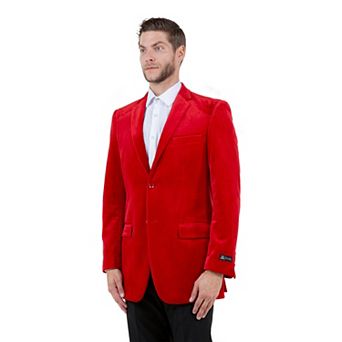 Men's Modern-Fit Velvet Jacket, Sportcoat Only