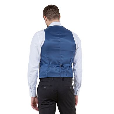 Men's Hybrid-Fit Velvet Suit Separates, Vest And Bowtie Only