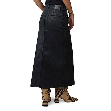 Women's Halston High Rise Denim Maxi Skirt