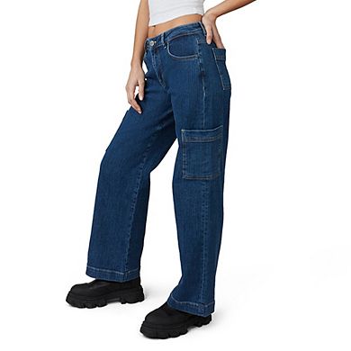 Women's Pheonix Mid Rise Cargo Jeans