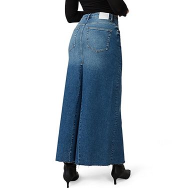 Women's Madlyn High Rise Denim Maxi Skirt