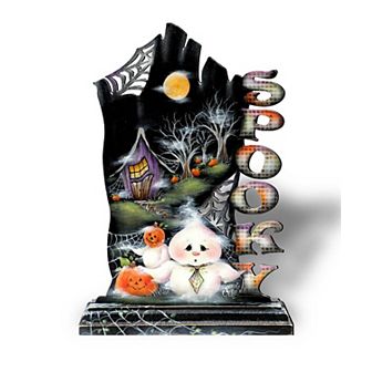 Not Too Spooky Halloween 24-Inch Door Decor by J. Mills-Price - Fun Thanksgiving Decor