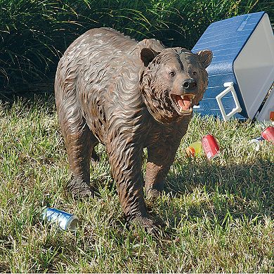 Grand-scale Brown Bear Garden Statue